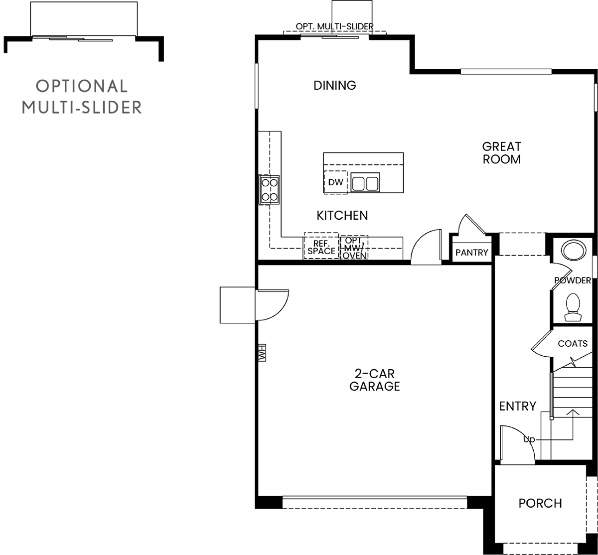 First Floor - Plan 1 - Channel Vista at Anacapa Canyon