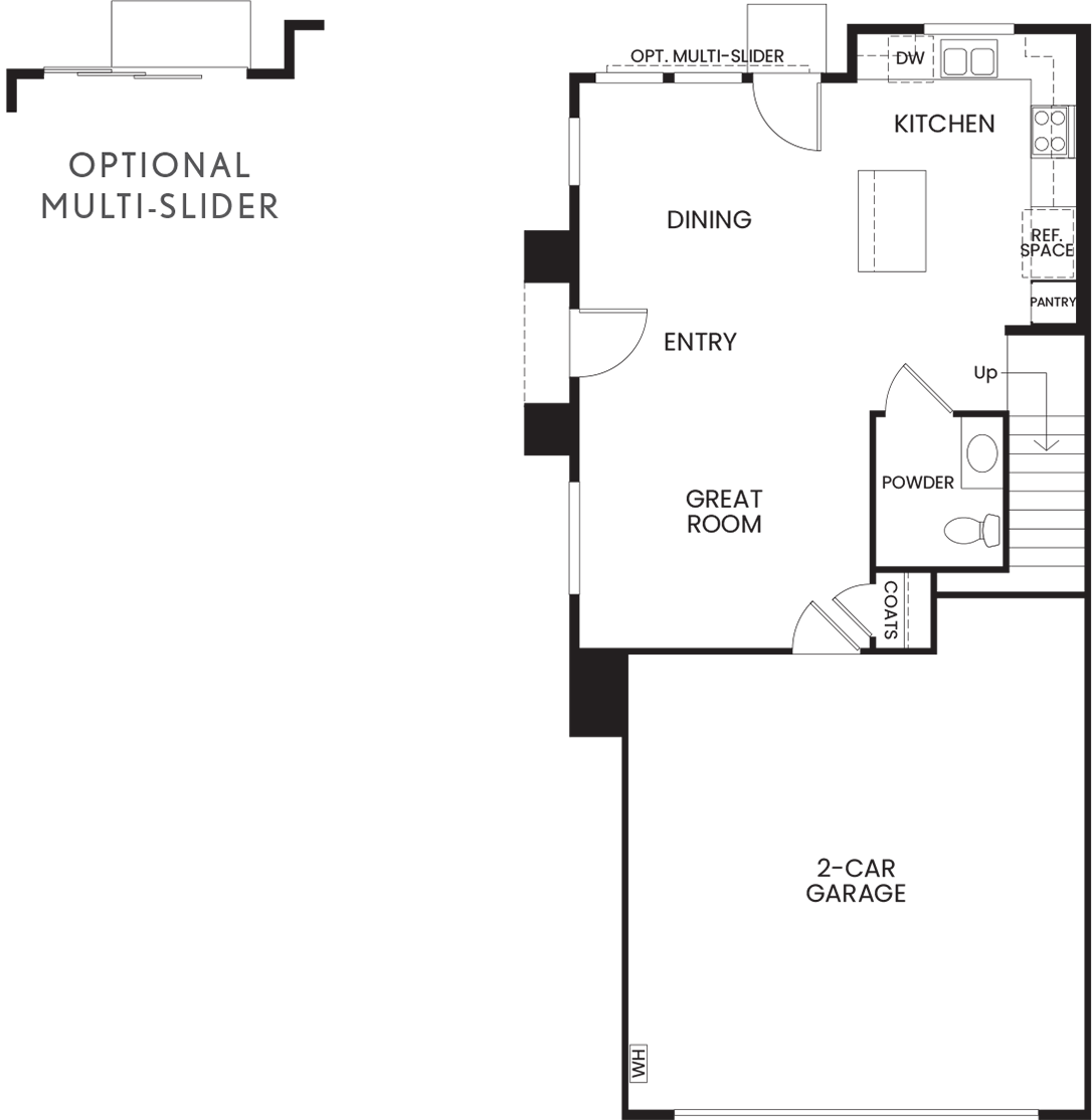 First Floor - Plan 1 - Sol Vista at Anacapa Canyon