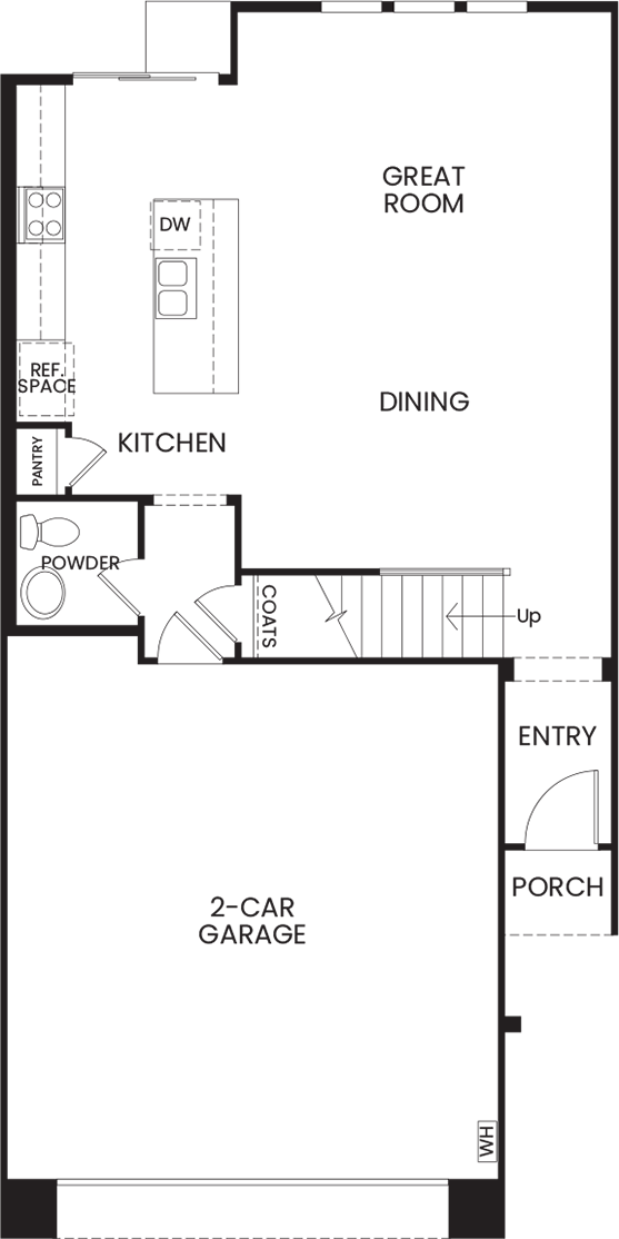 First Floor - Plan 2 - Sol Vista at Anacapa Canyon